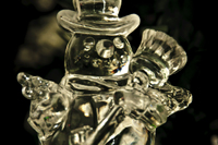 Glass Snowman
